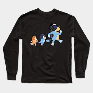 Bluey Walking Long Sleeve T-Shirt